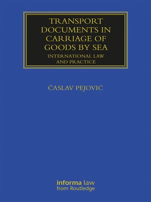 cover image of Transport Documents in Carriage of Goods by Sea